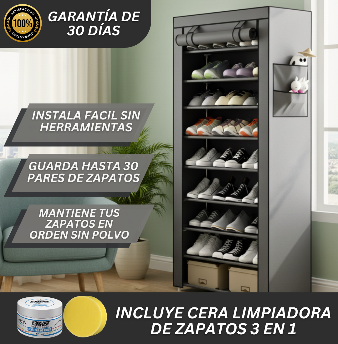 Organizador Premium + Cera limpia zapatos