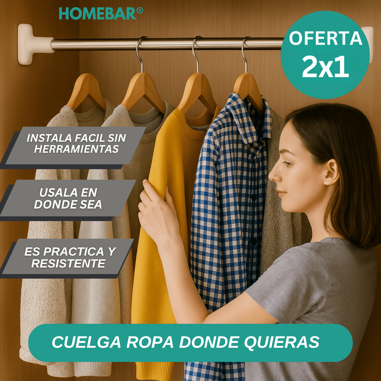 2X1 Homebar® - Barra Extensible - Productostendencia2X1 Homebar® - Barra ExtensibleProductostendenciaProductostendencia